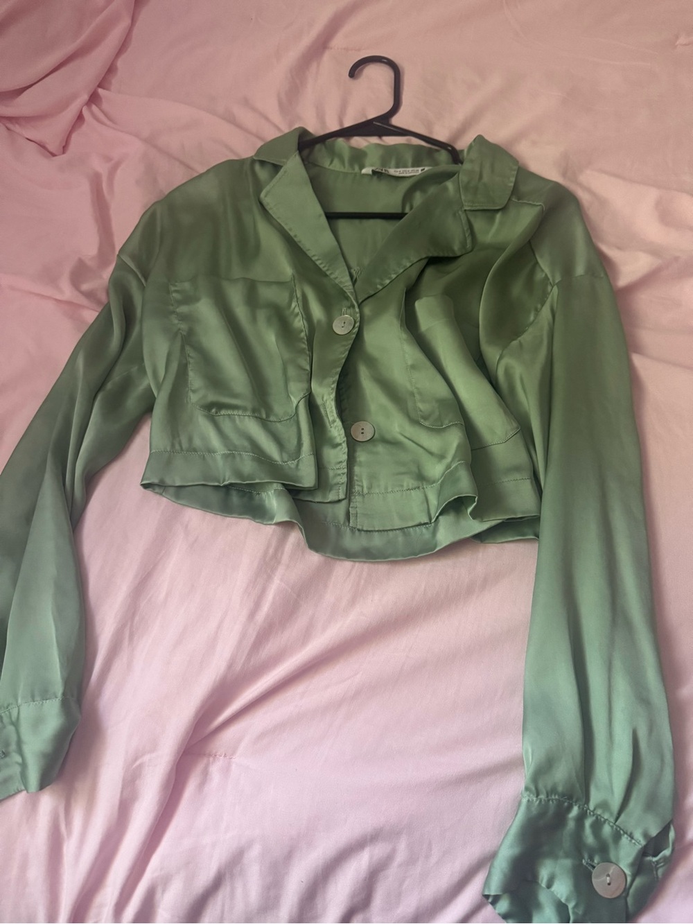 Zara silk top